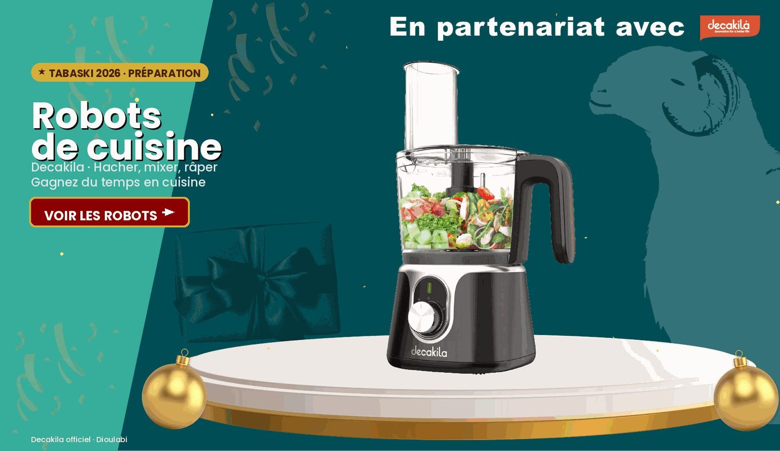 Robots de cuisine Decakila — Tabaski 2026