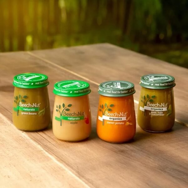 Beech-Nut Organics Stage 1 Organic Baby Food, Pumpkin, 4 oz Jar – Image 3