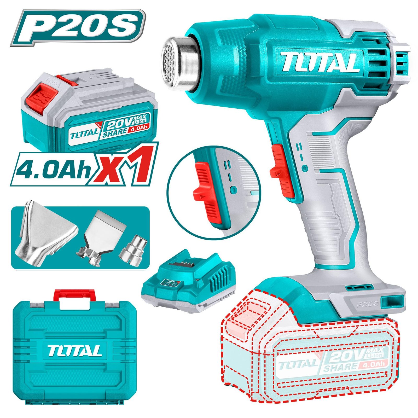 Pistolet thermique sans fil