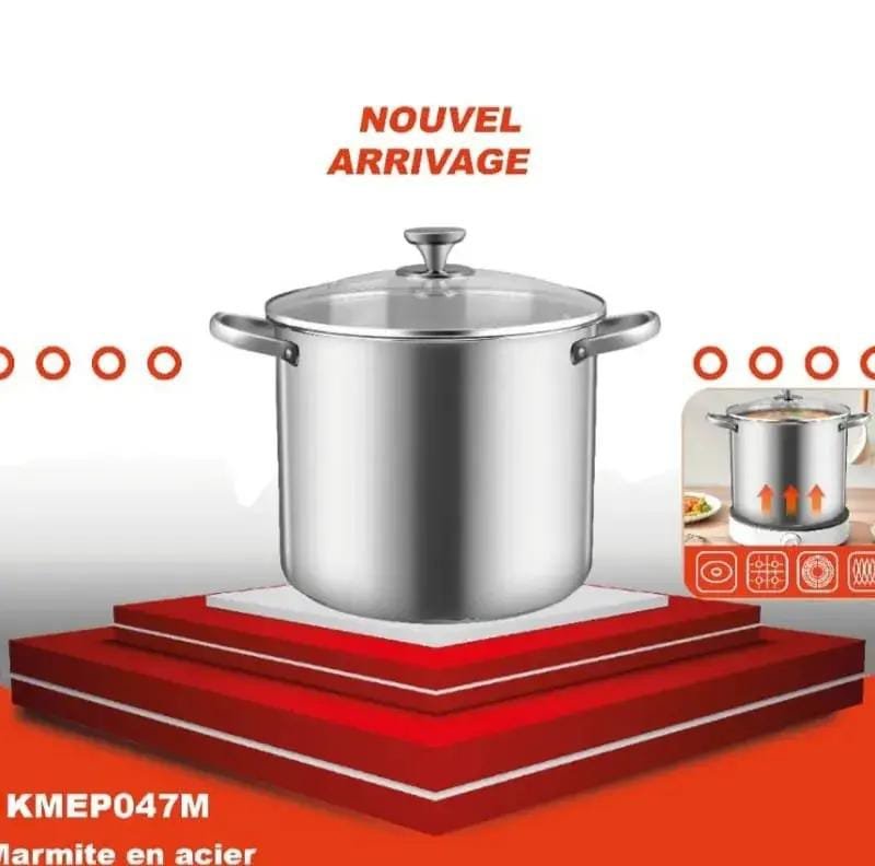 Marmite en acier inoxydable 14,8L  KMEP047M