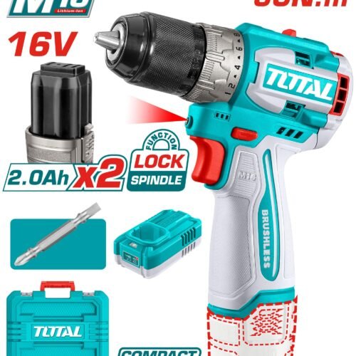 Compact brushless cordless drill