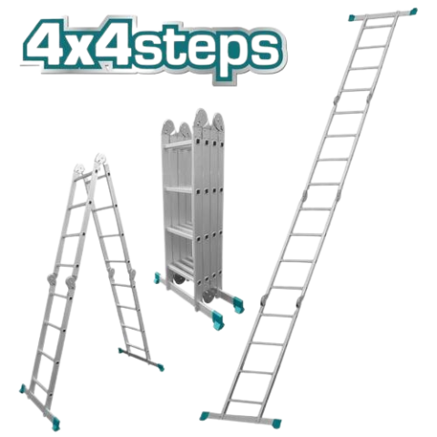 Échelle Multi-Usage en Aluminium avec Plateformes (4x4)