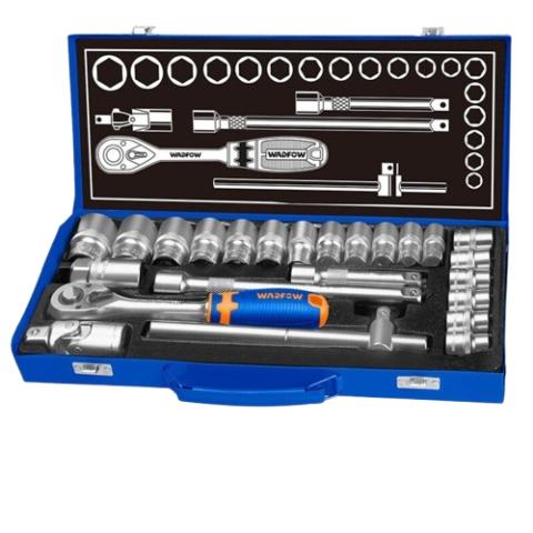 Coffret de 24 Douilles 1/2" Chrome-Vanadium