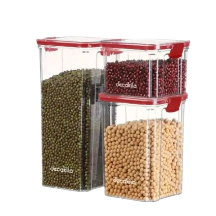 Set de 3 Boîtes de Conservation Hermétiques