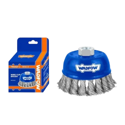 Wire cup brush