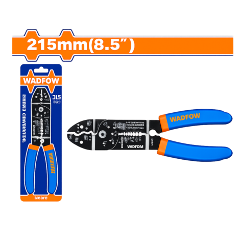 Pince à dénuder et à sertir multifonction WADFOW 215 mm (8,5")