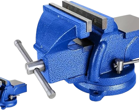 Étau d'Établi Professionnel à Base Pivotante 8" / 200 mm – 18 kg : WBV1A08