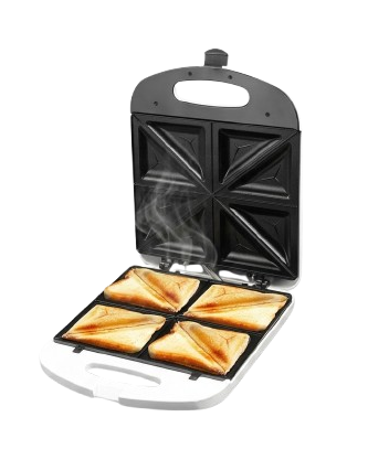 Appareil à sandwichs Decakila 1200W - 4 Tranches