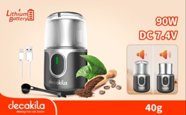 Cordless coffee grinder
