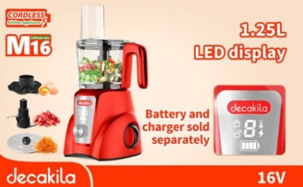 Cordless food processor