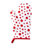 Gant de Cuisine à Pois Rouges – Protection 3 Couches Épaisses