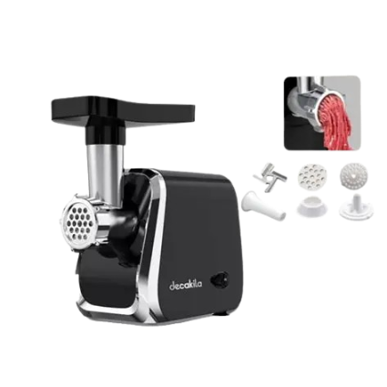 Hachoir à Viande Decakila 600W | Noir et Inox