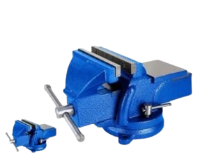 Étau d'Établi à Base Pivotante 4" / 100 mm – 5,5 kg : WBV1A04