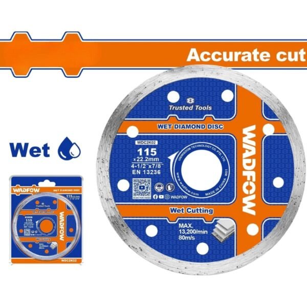 Wet diamond disc