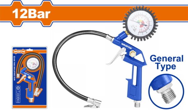 Air tire inflating gun