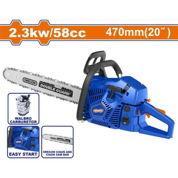 Gasoline chain saw