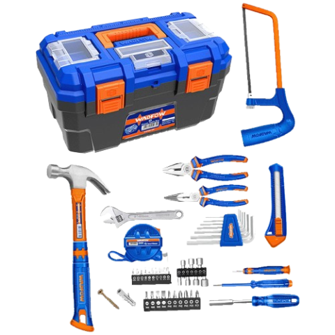 Mallette d'Outils Multi-usages 85 Pièces avec Boîte de Rangement 16" - WHS3B85