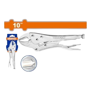 Pince Étau à Mâchoires Courbes 10″ (Ouverture 0-45mm) - WADFOW