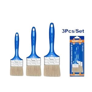 Jeu de 3 Pinceaux pour Peinture à l'Huile (1", 2", 3")