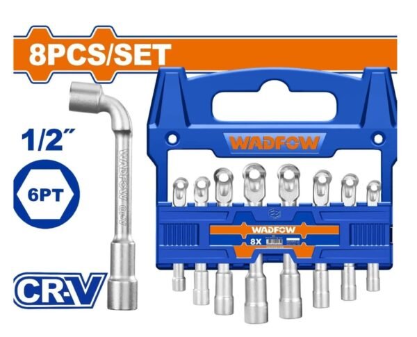 L-angled socket wrench set