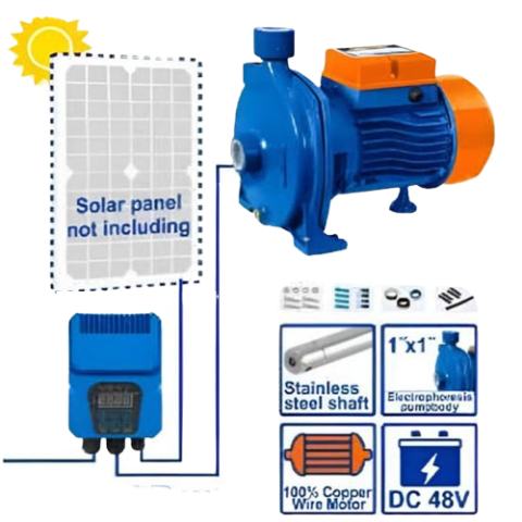 Pompe à Eau Solaire WADFOW 48V / 550W – Réf. WWPCDC02