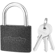 Cadenas de sécurité robuste 32 mm avec clés