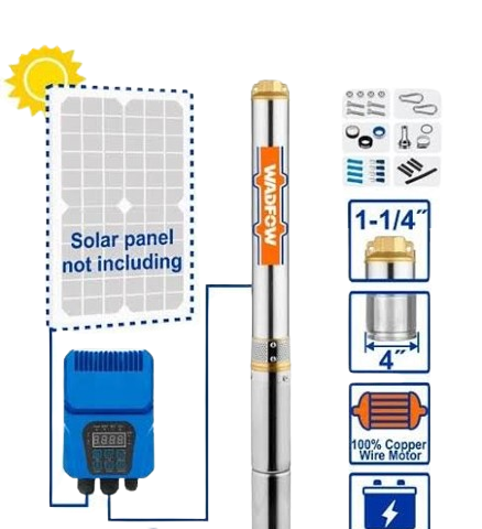 Pompe Immergée Solaire 111 m / DC 110V 1500W