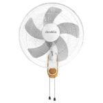 Ventilateur Mural Decakila 18 Pouces Blanc et Finition Bois