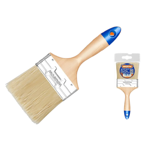 Pinceau Plat 100 mm (4") pour Peinture à l'Huile – Wadfow WPB2904