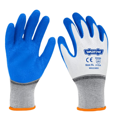 Gants de Protection avec Revêtement Latex (Taille XL) WADFOW - WXG3802
