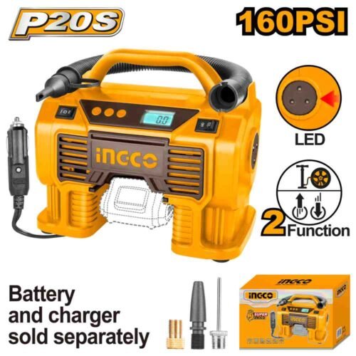 Cordless auto air compressor