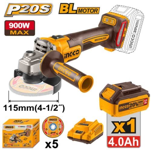 Cordless angle grinder