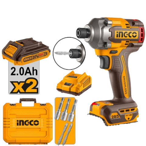 Visseuse à Choc Sans Fil Brushless 20V 285Nm — INGCO CIRLI2028