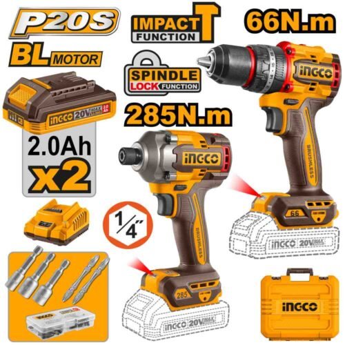 Cordless 2 pcs combo kit