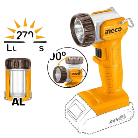 Lampe de Travail LED Sans Fil 20V – CWLI2038