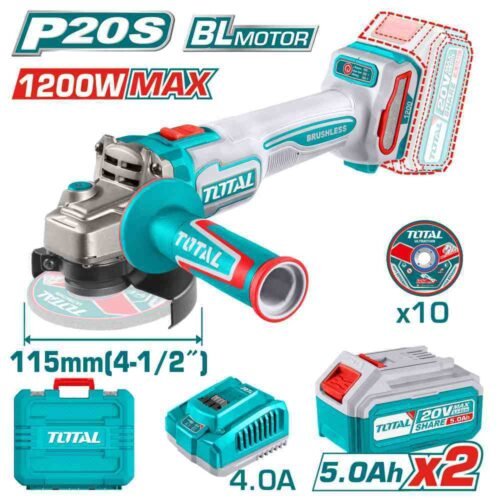 Cordless angle grinder