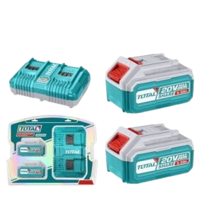 Kit Énergie P20S - 2 Batteries 5.0Ah + Chargeur Double Rapide