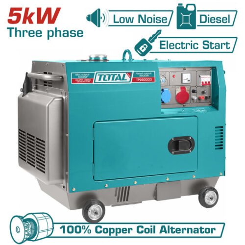 Silent diesel generator