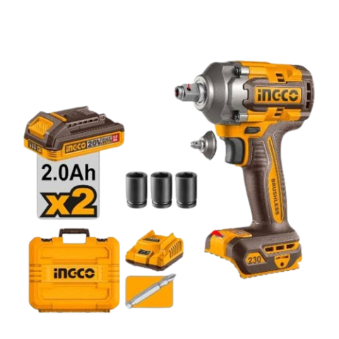 Clé à Chocs  Visseuse 2-en-1 Sans Fil Brushless 20V – 230Nm  CIWLI20236