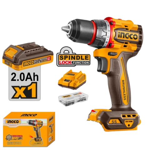 Perceuse Visseuse Sans Fil Brushless 20V — INGCO CDLI205582