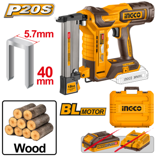 Cordless Crown Stapler Nailer