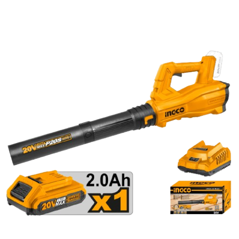 Souffleur de Feuilles Sans Fil 20V - 115 km/h | Kit Complet CABLI203235 (1 Batterie 2.0Ah + 1 Chargeur)