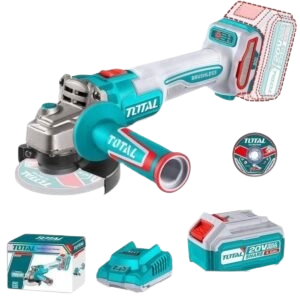 Meuleuse d'Angle Sans Fil 20V Brushless 900W (1 Batterie 4.0Ah)