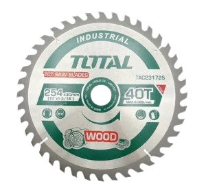Lame de Scie Circulaire 10" TOTAL – 40 Dents