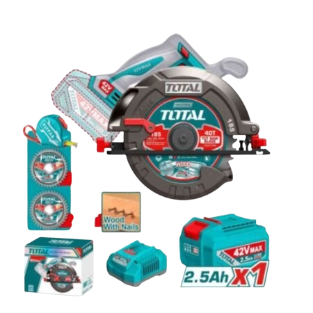 Scie Circulaire Sans Fil 20V TOTAL - Brushless (TSLI4218511)