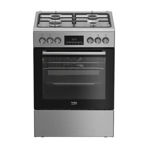 Cuisinière BEKO 4 Feux à Gaz 60 cm autonome avec four intégré