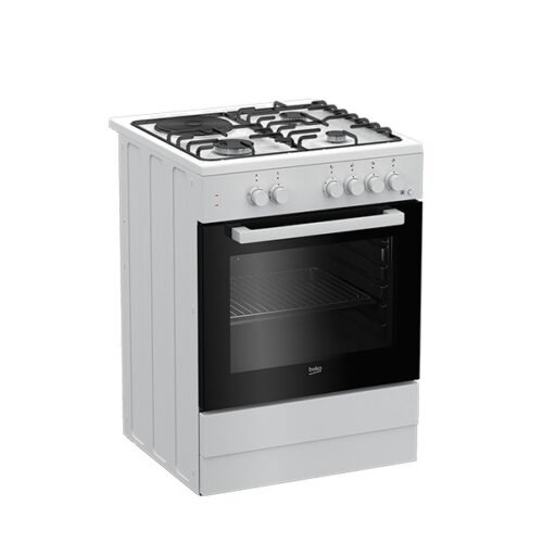 Cuisinière Combinée 4 Feux (3 à Gaz , 1 Électrique) Beko