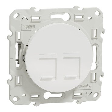 Prise Double RJ45 ODACE