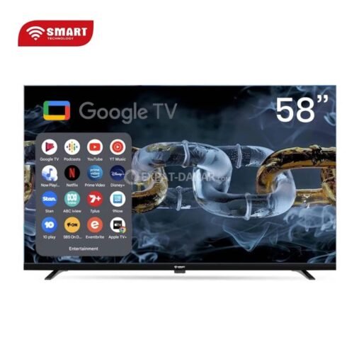 TELEVISEUR 58POUCES SMART TECHNOLOGY GOOGLE TV