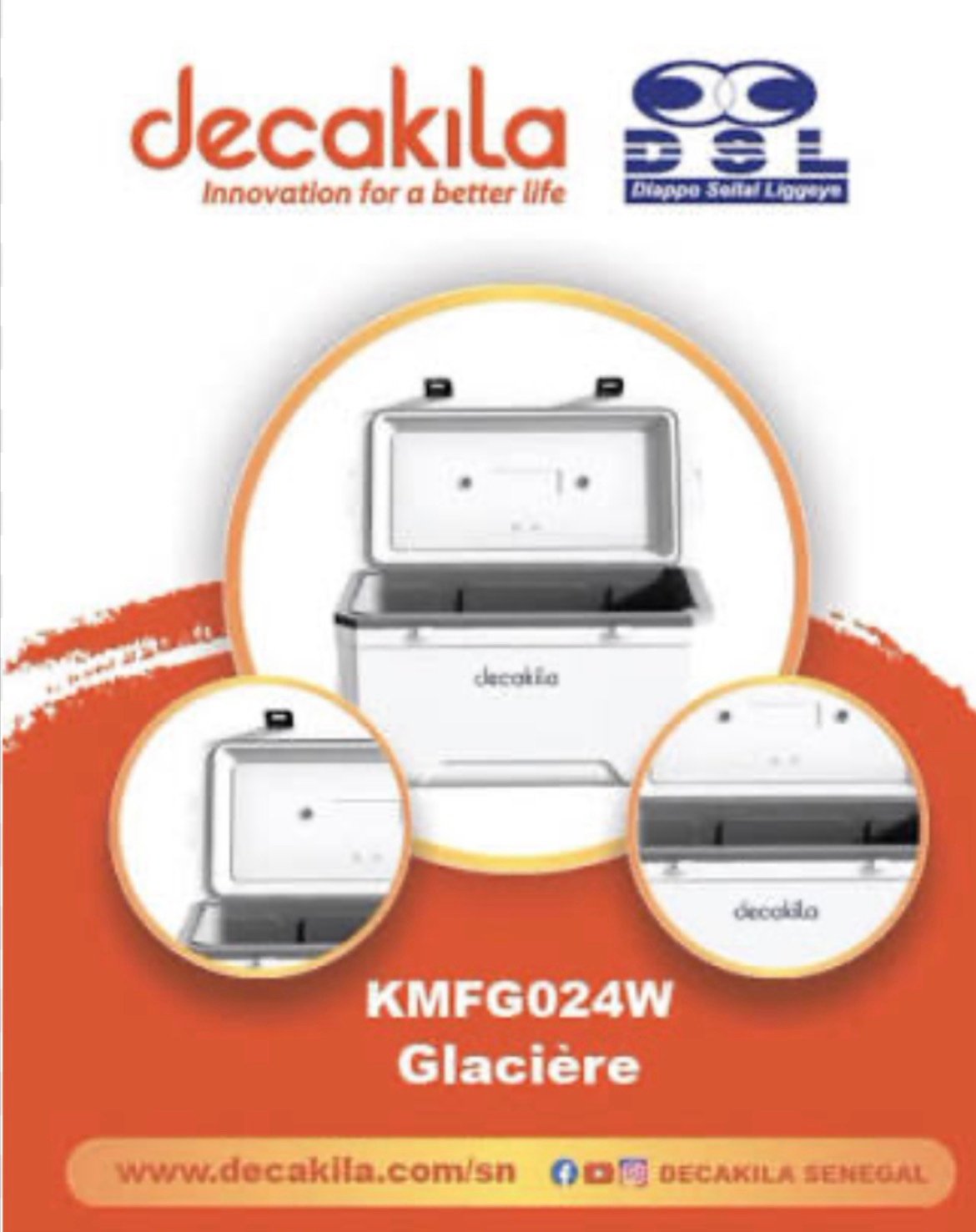 Glacière portable de grande capacité (120 litres / 127 quarts)